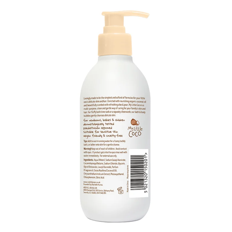 My Little Coco Aloe & Pear Bath & Body Bubbles 350ml